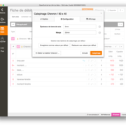 Configuration du calepinage - Configuration