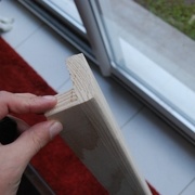 Un pied avec un quart de rond fait à la defonceuse