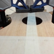 Alignement et inclinaison du manche en cours (c'est vraiment au poil prêt)