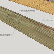 explication de l usinage de mise en tension des escaliers