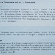 Fonte, fer, acier
