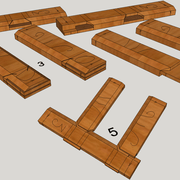 **Analyse de fabrication :** Exécution assemblages, façonnage des moulures et montage.