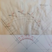 Recherche des sections gauches suivant pentes intérieures et extérieures
