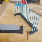 assemblage du balcon extérieur