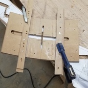 Gabarit contremarches grand limon