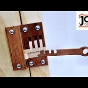 Serrure en bois