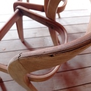 Bois (CP) gonflé et fendu