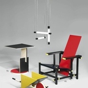 Mobilier Gerrit Rietveld, 1923     https://www.pinterest.frdesign hollandais : Gerrit Rietveld, 1923