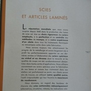Goldeberg, 1934, scies et articles laminés, fascicule n°2