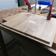 1er panneau fini d'usiner !