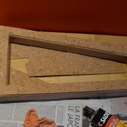 Avant collage, découpe au dimension