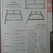 Scies, Peugeot Frères 1938