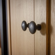 boutons tournés / ébonisés