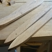 Fausses languettes en hêtre