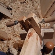 Le serre joint en bois que j'utilise