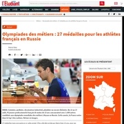 Olympiade des métiers et de l'or pour la France en menuiserie