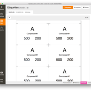 Rendu des étiquettes