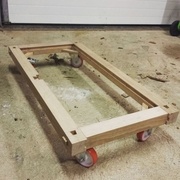 Vue finale du plateau avec les roulettes