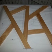 traçage à l'aide d'une épure à l'echelle 1