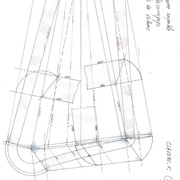 Angles de corroyage, chants du volume et volume capable par superposition des calibres haut et bas