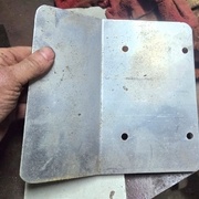 Une (deux) toles pliées,  carrées