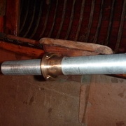 tournage de bagues / butées en bronze sur les rames