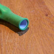 Echappement par tube PVC diamètre 16mm