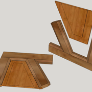 Détail du panneau fini .