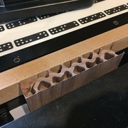 Creusement dégrossi à la fraise de 6mm