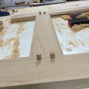 Montage à blanc des tourillons