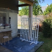 Peinture au pistolet en extérieur