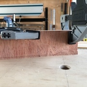 De l'autre côté on voit que les pièces sont bien en contact sur la partie biaise