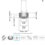 dimensions du profilé