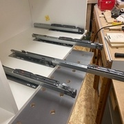 Montage des glissières