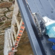 découpe du bac acier