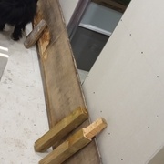 Matériaux d'origine (3 plateaux mais tout n'est pas passé dans le meuble)