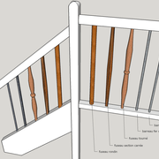 principaux types de fuseaux et barreaux