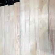 le frêne taché dans l'épaisseur ! snif