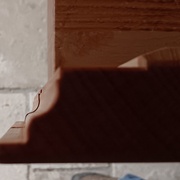 Vue du profil et saillie du fer