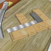 Nous vérifions l'équerrage