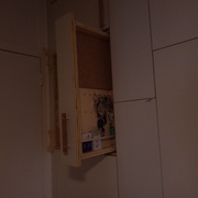 range-clefs, tableau liège et range cartes.