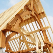 Aisseliers en compression charpente type Cabourg