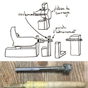 tour très simple, fixé par serres joint à une table.