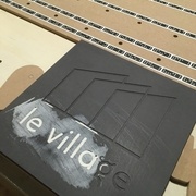 Remplissage à l'enduit de rebouchage