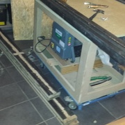 Je compte utiliser ces sections pour le plateau,  un peu juste avec une épaisseur de 40mm