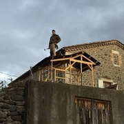 Couverture, plaque ondulé