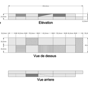 Dessin orthogonal de la pièce