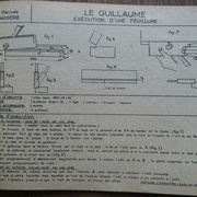 Le guillaume, exécution d'une feuillure