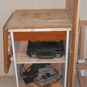 En position "rangé"