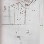 fig 1 Dessin préparatoire sur feuille a petits carreaux  http://la-passion-medievale.forumpro.fr/
